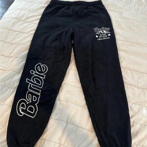 Barbie Women’s XS Black Logo Sweatpants by PacSun